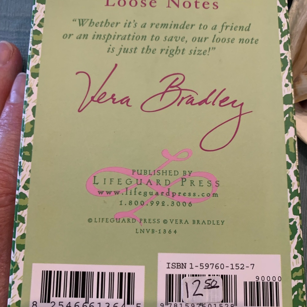 Vera Bradley Loose Notes! And holder - Picture 3 of 3
